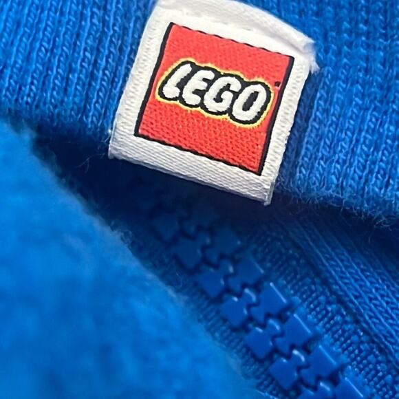 LEGO x Target Mens‎ Blue Colorblock Striped Full Zip Track Jacket Size Small - Picture 9 of 11